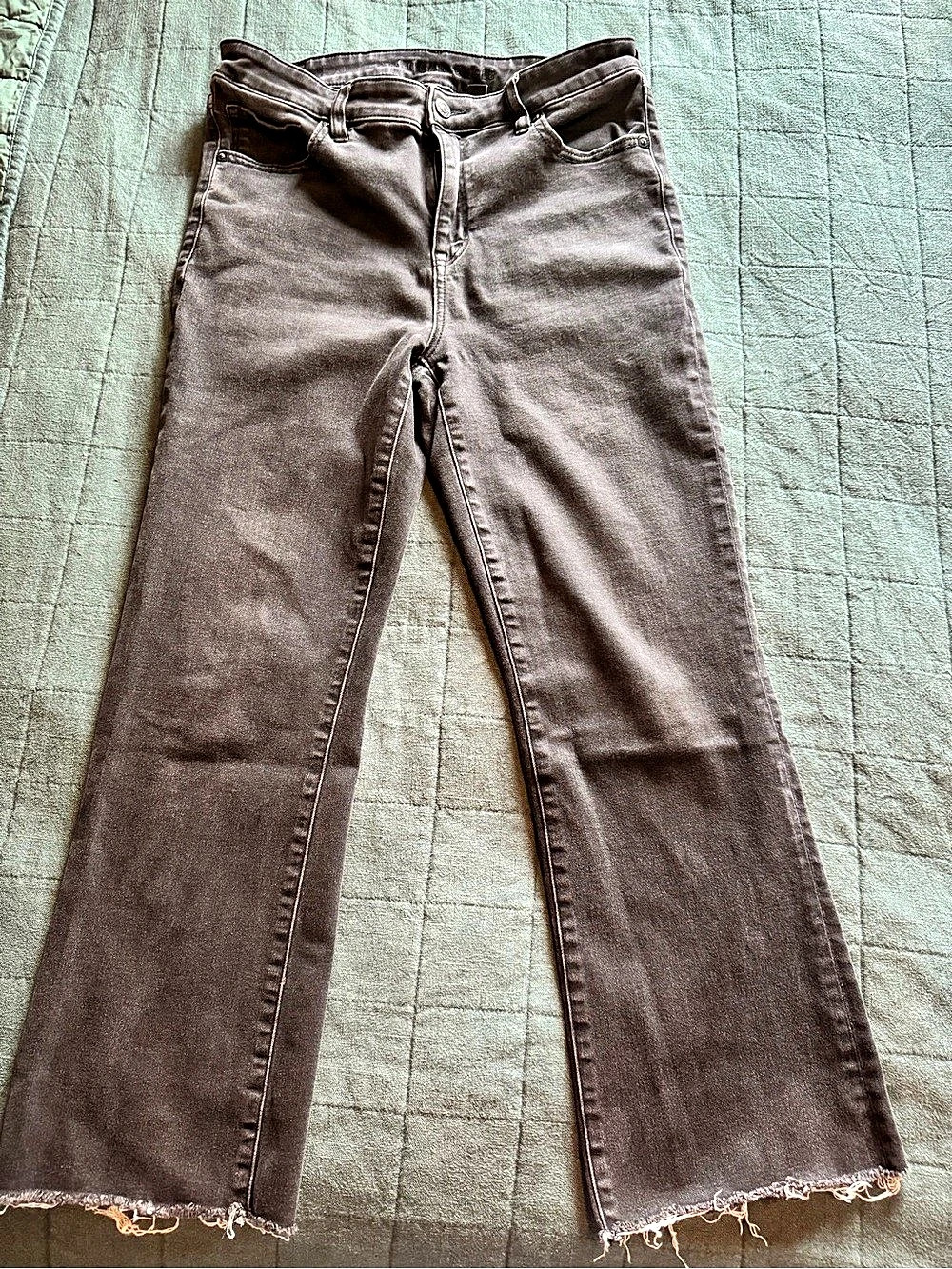 American Eagle AE Cropped Straight Leg Ankle Jeans Size 8